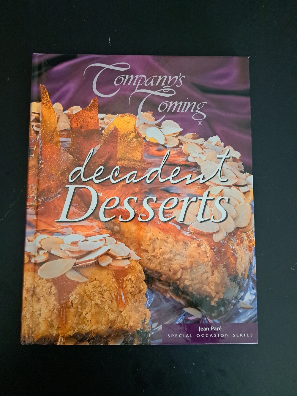 Hardback Company's Coming Decadent Desserts Cookbook By Jean Pare